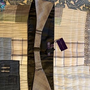 Ralph Lauren Purple Label houndstooth cummerbund L/XL. New w/tags. Box included.